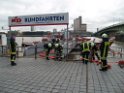 Vorbereitung Flutung U Bahn Koeln Heumarkt P158